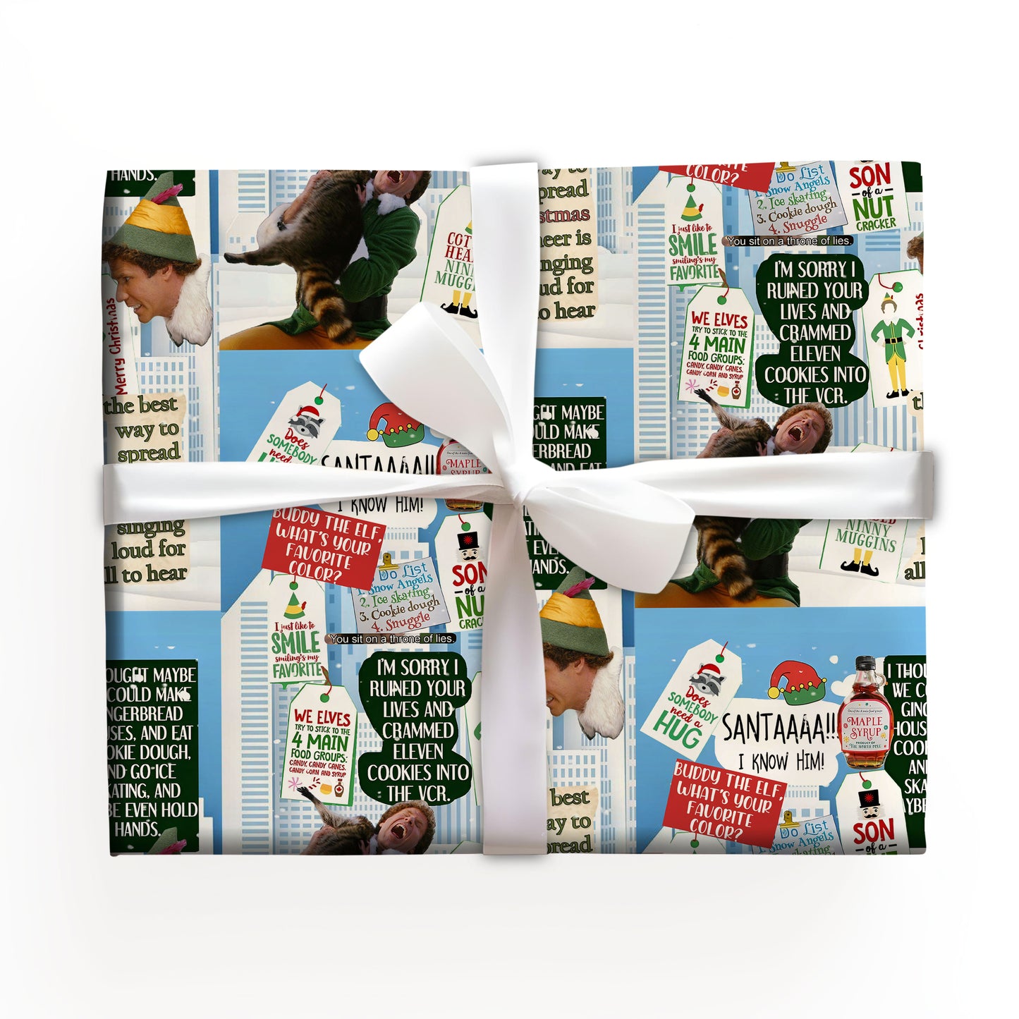 ELF Wrapping Paper Sheet