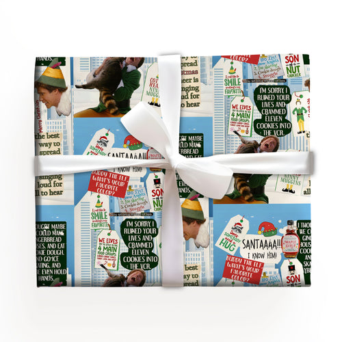 ELF Wrapping Paper Sheet