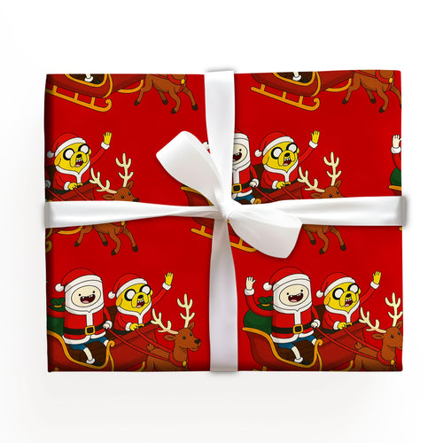 Adventure Time Christmas Wrapping Paper