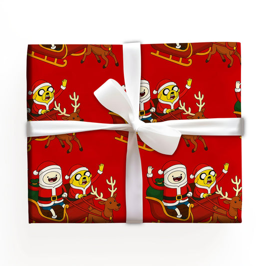 Adventure Time Christmas Wrapping Paper
