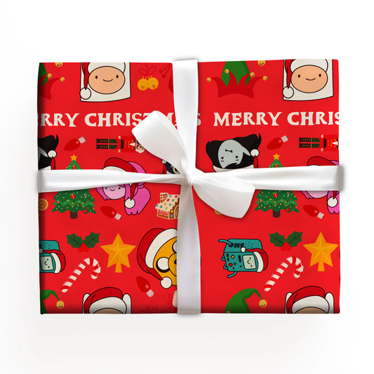 Adventure Time Wrapping Paper Sheet