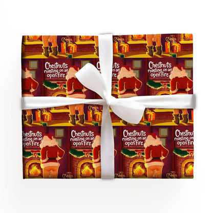 Santa Clause Have You Been A Good Girl Wrapping Paper