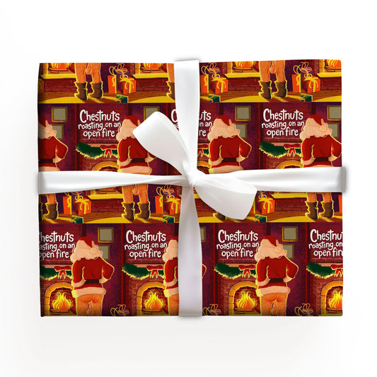 Santa Clause Have You Been A Good Girl Wrapping Paper