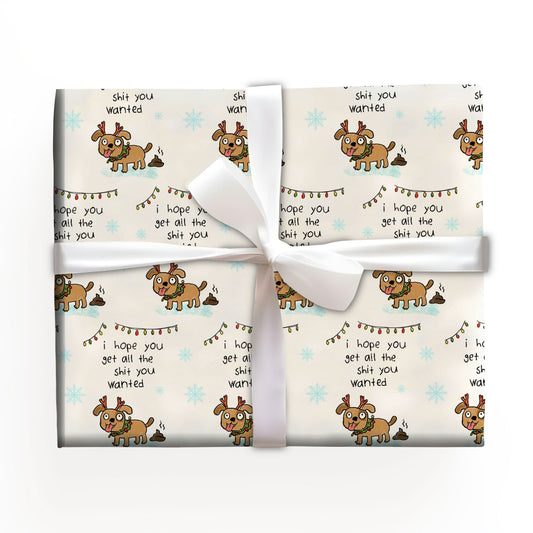 I Hope You Get All The Shit You Wanted Gift Wrap