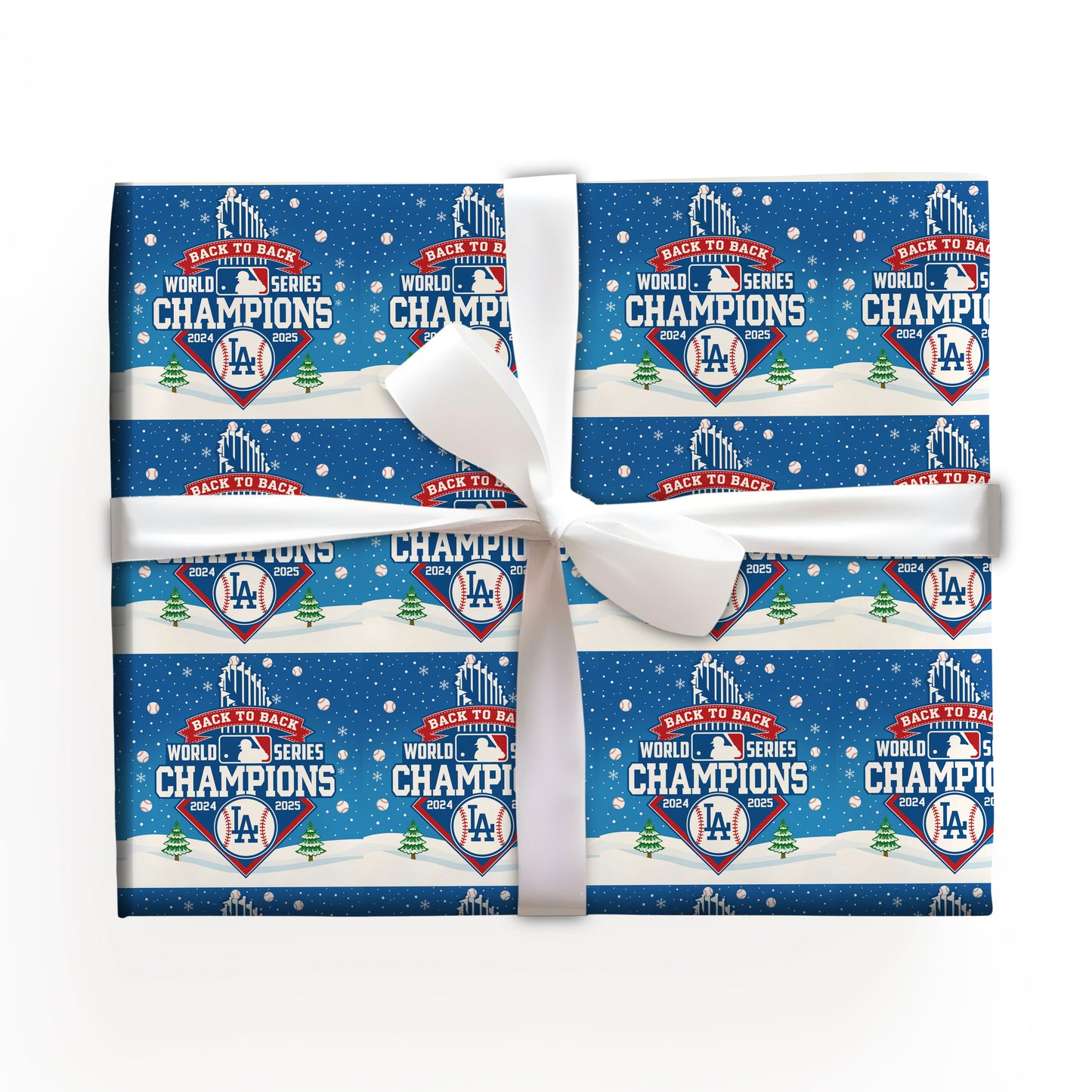 LA Christmas Wrapping Paper