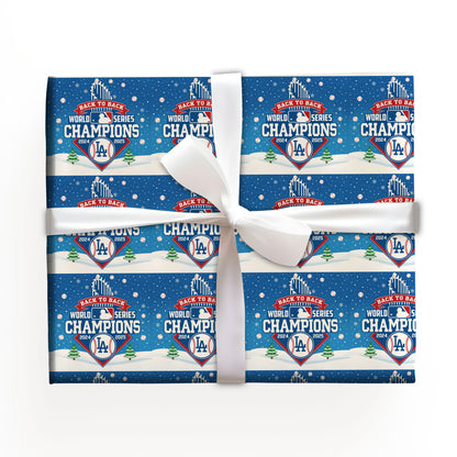 LA Christmas Wrapping Paper
