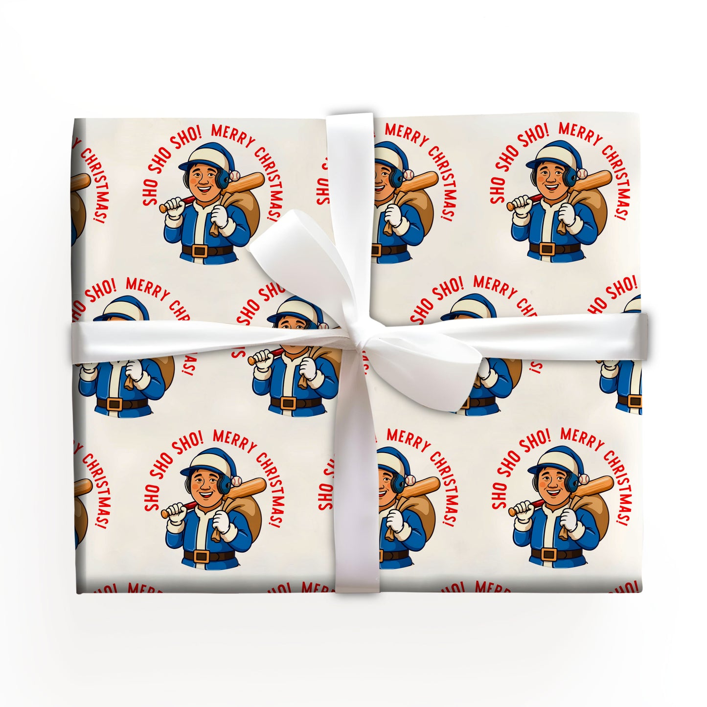 Sho Sho Sho Mery Christmas Wrapping Paper