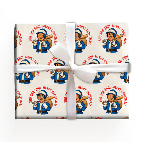 Sho Sho Sho Mery Christmas Wrapping Paper