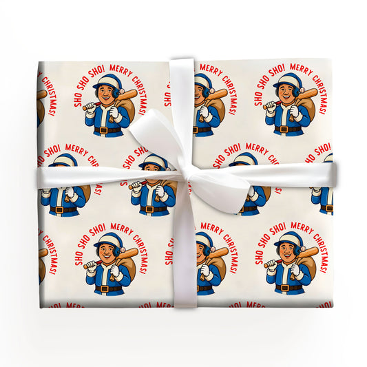 Sho Sho Sho Mery Christmas Wrapping Paper