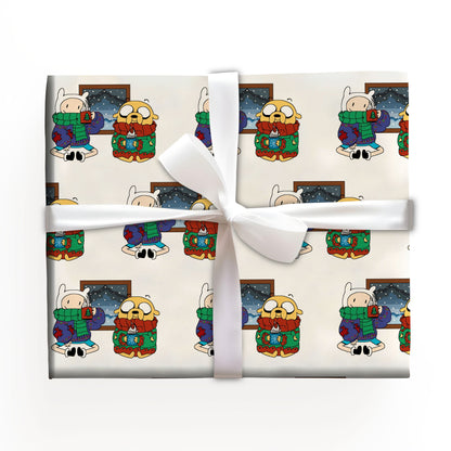 Adventure Time Wrapping Paper Kid Birthday Gift
