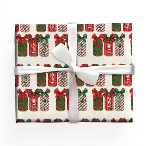 Coke Wrapping Paper Birthday Gift