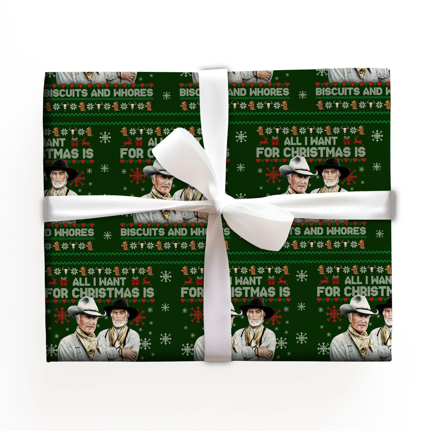 Lonesome Dove Christmas Wrapping Paper Roll