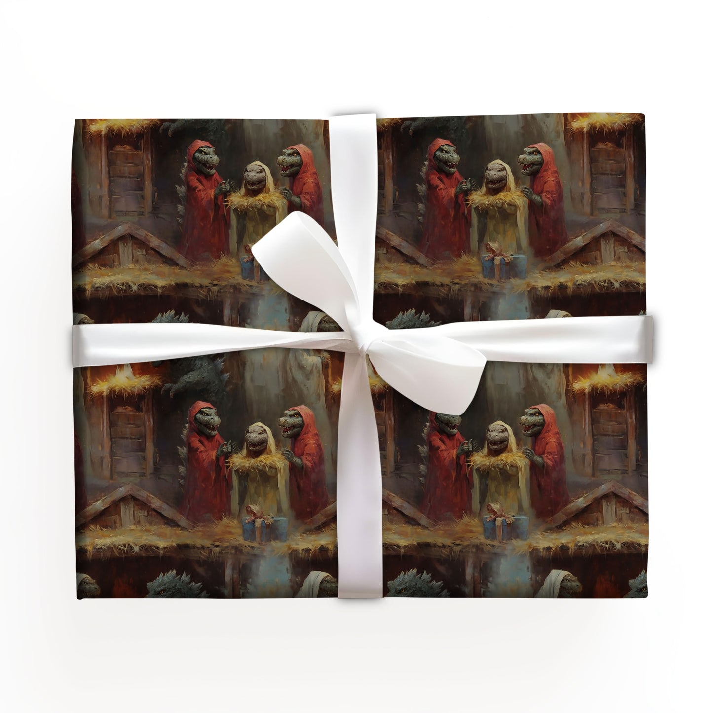 Godzilla Wrapping Paper Christmas Gift