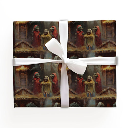 Godzilla Wrapping Paper Christmas Gift