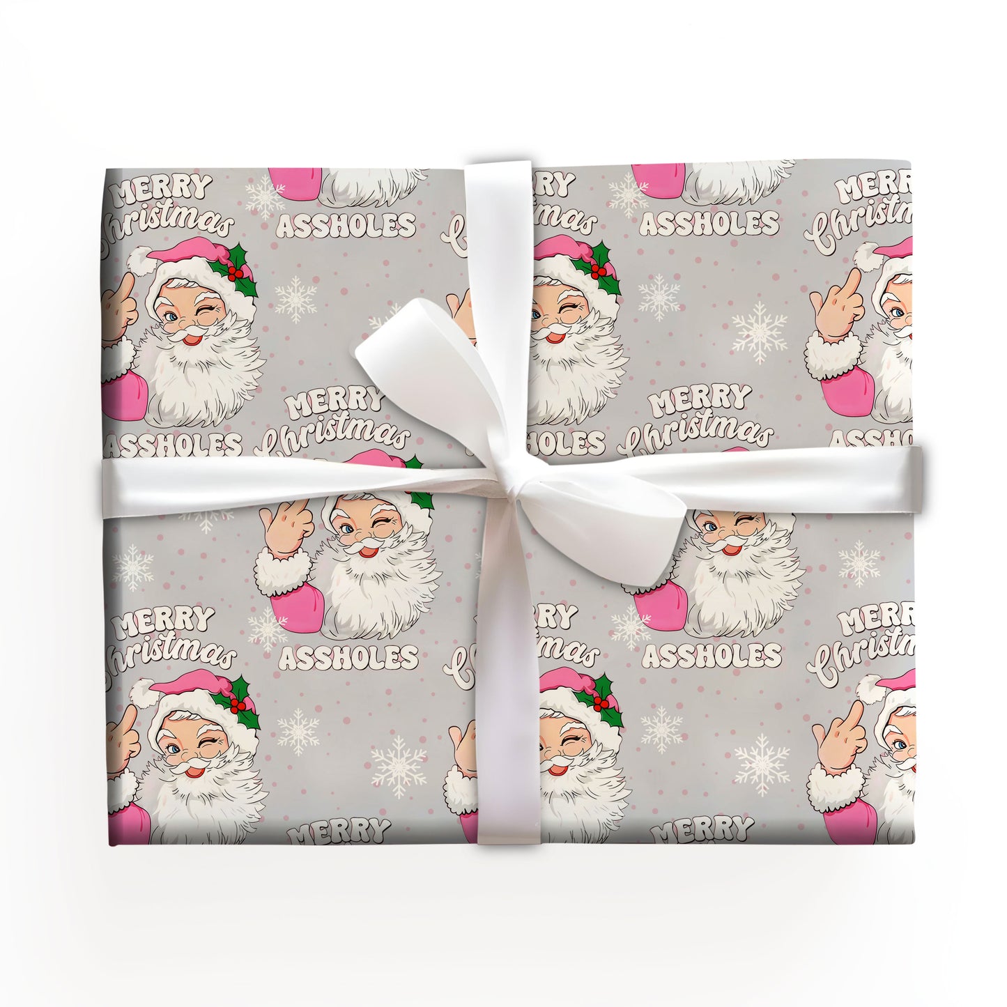 Santa Adult Christmas Wrapping Paper Roll