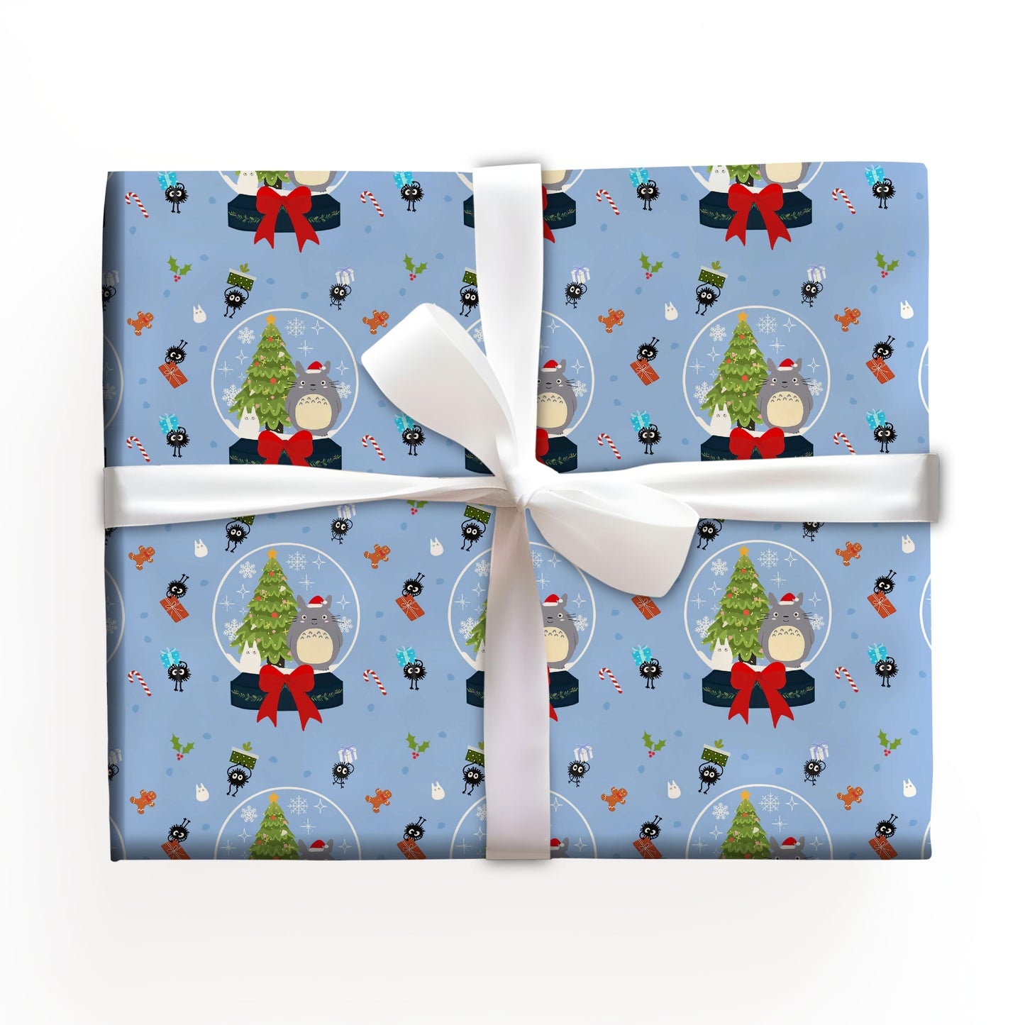 Christmas Totoro Wrapping Paper