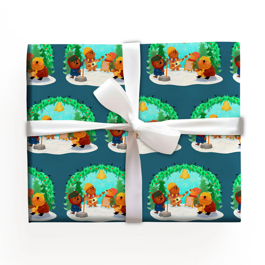 Emmet Otter's Jug-Band Christmas Wrapping Paper