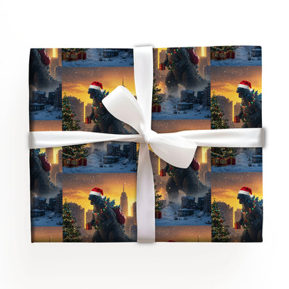 Godzilla Christmas Wrap Gifts