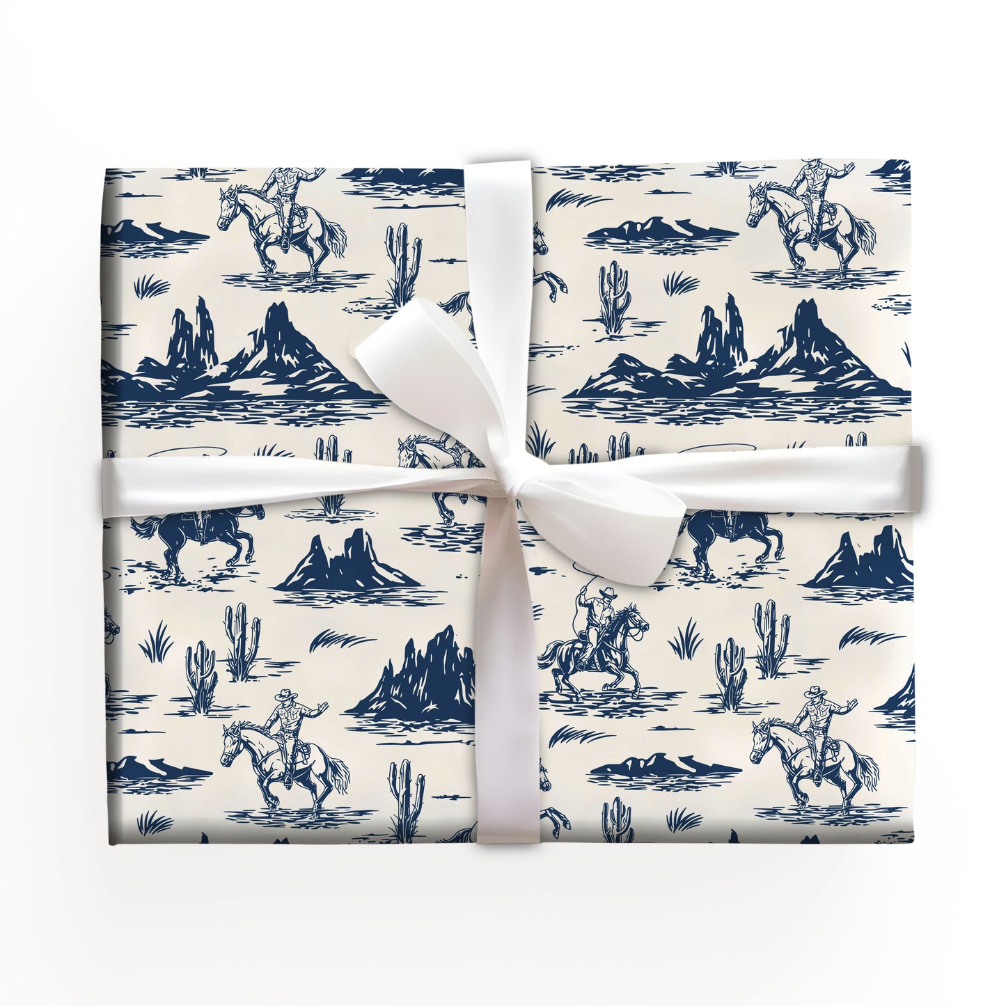 Cowboy Christmas Wrapping Paper