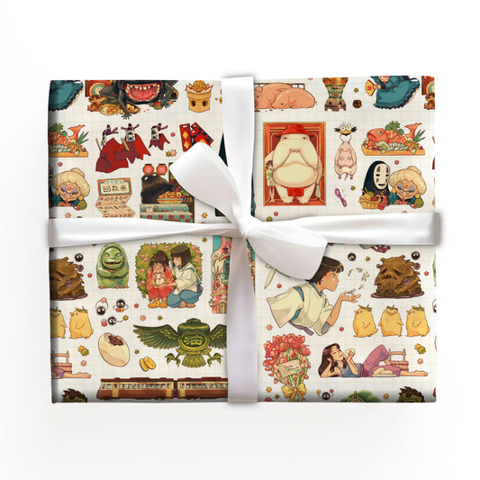 Spirited Away Wrapping Papper Roll