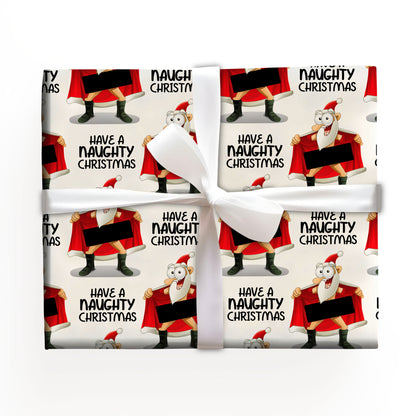 Have A Naughty Christmas Wrapping Paper