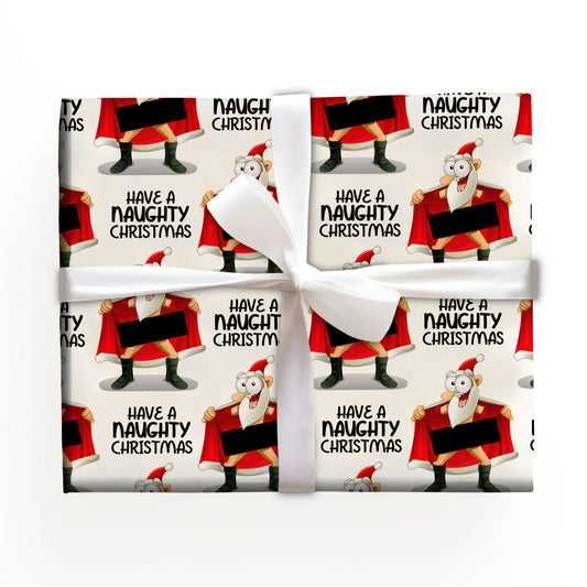 Have A Naughty Christmas Wrapping Paper