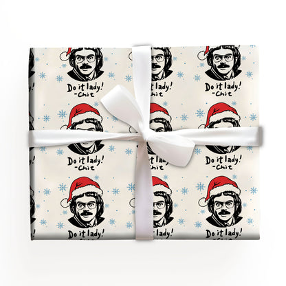 Do It Lady Wrapping Paper
