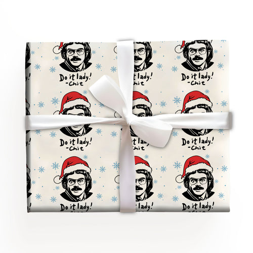 Do It Lady Wrapping Paper