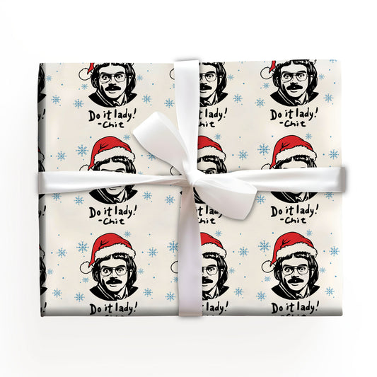 Do It Lady Wrapping Paper