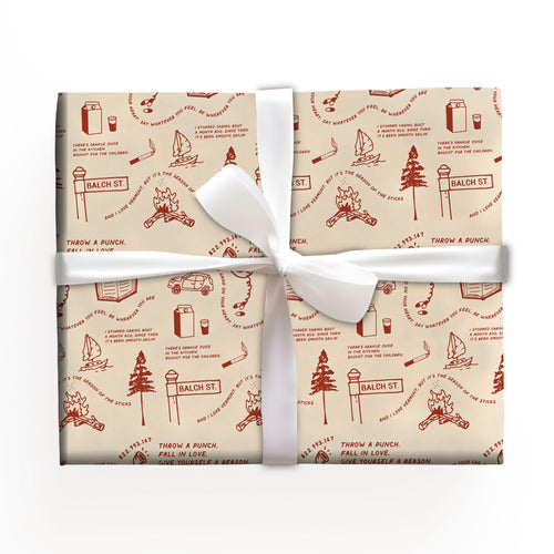 Noah Kahan Wrapping Paper Sheet