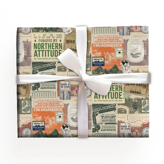 Noah Kahan Northern Attitude Wrapping Paper
