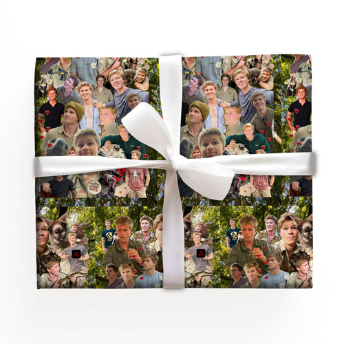 Robert Irwin Love Animal Christmas Wrapping Paper