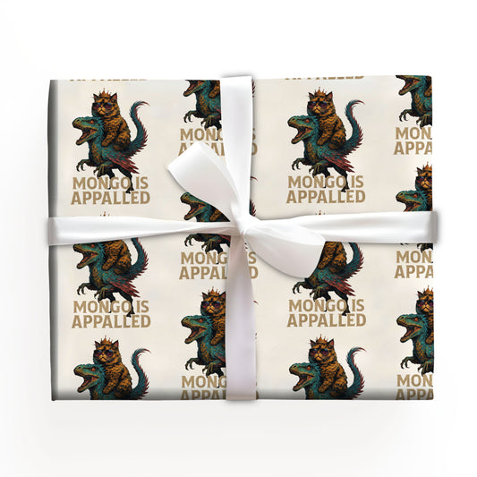 Godzilla Cat Wrapping Paper