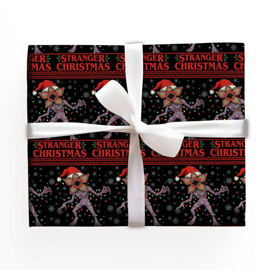 Stranger Things Wrapping Paper Christmas Gift
