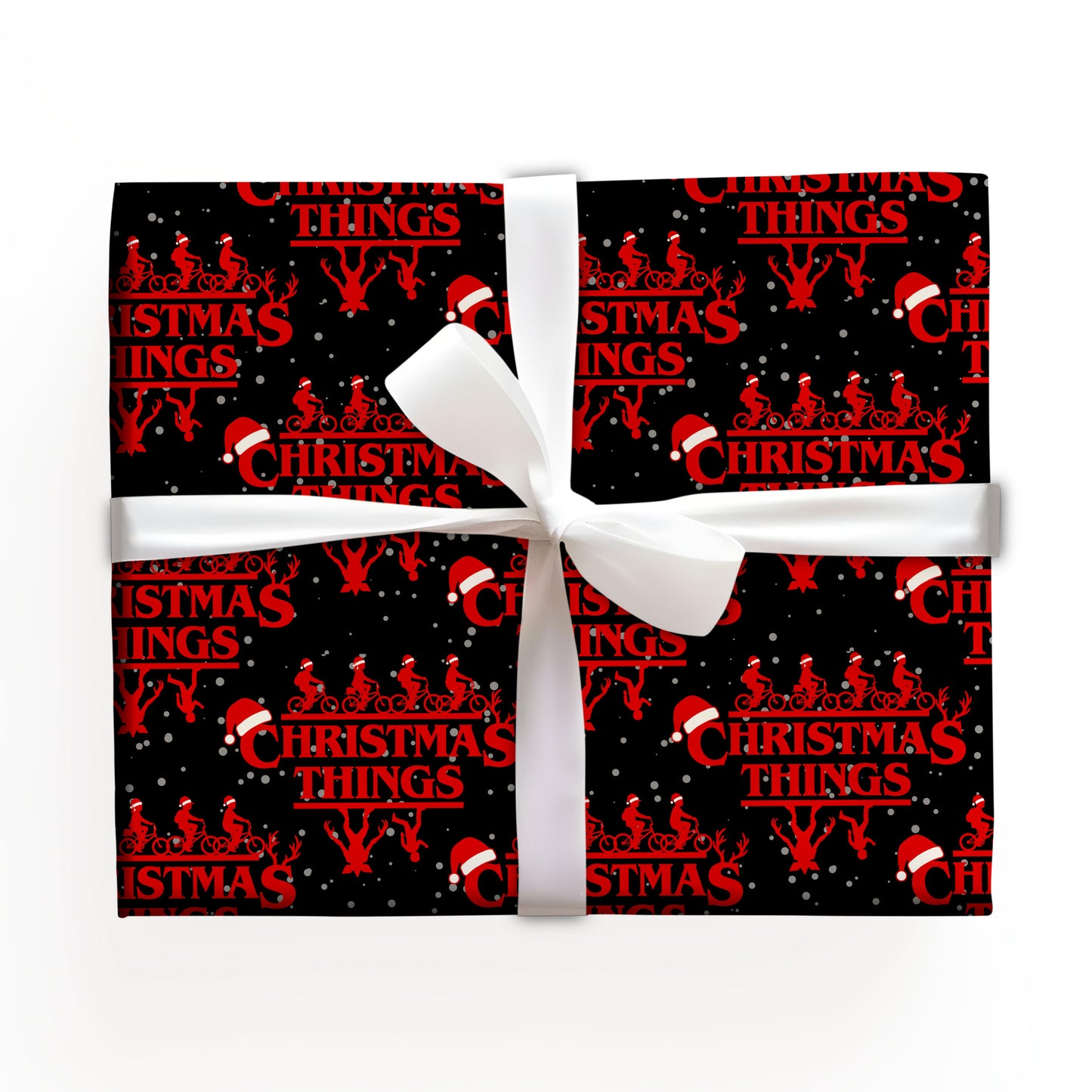 Stranger Things Christms Wrap Gift