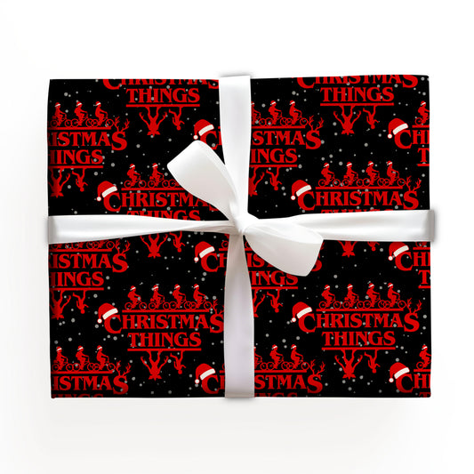 Stranger Things Christms Wrap Gift