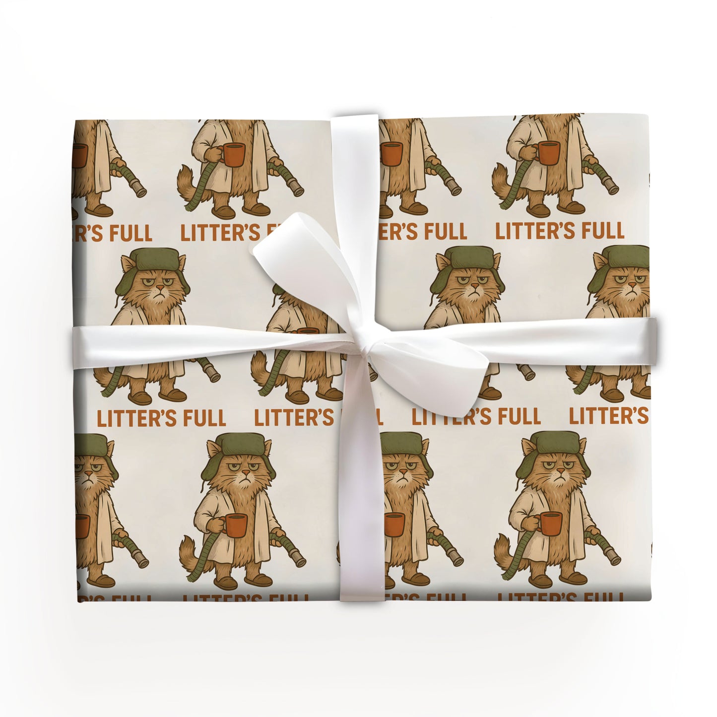 Grumpy Cat Litter's Full Wrapping Paper