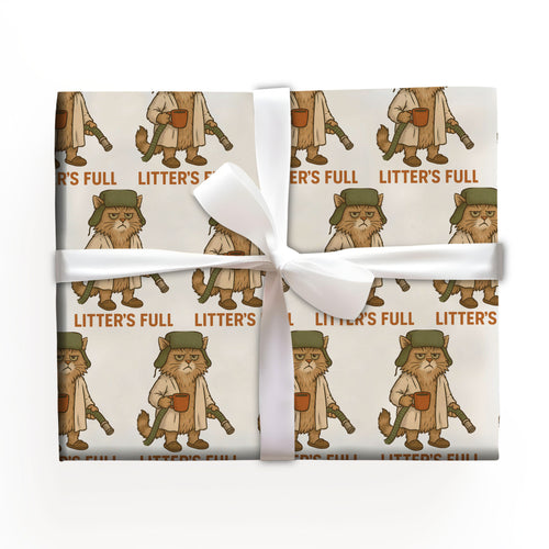 Grumpy Cat Litter's Full Wrapping Paper