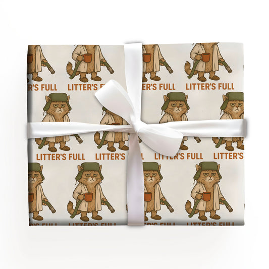Grumpy Cat Litter's Full Wrapping Paper