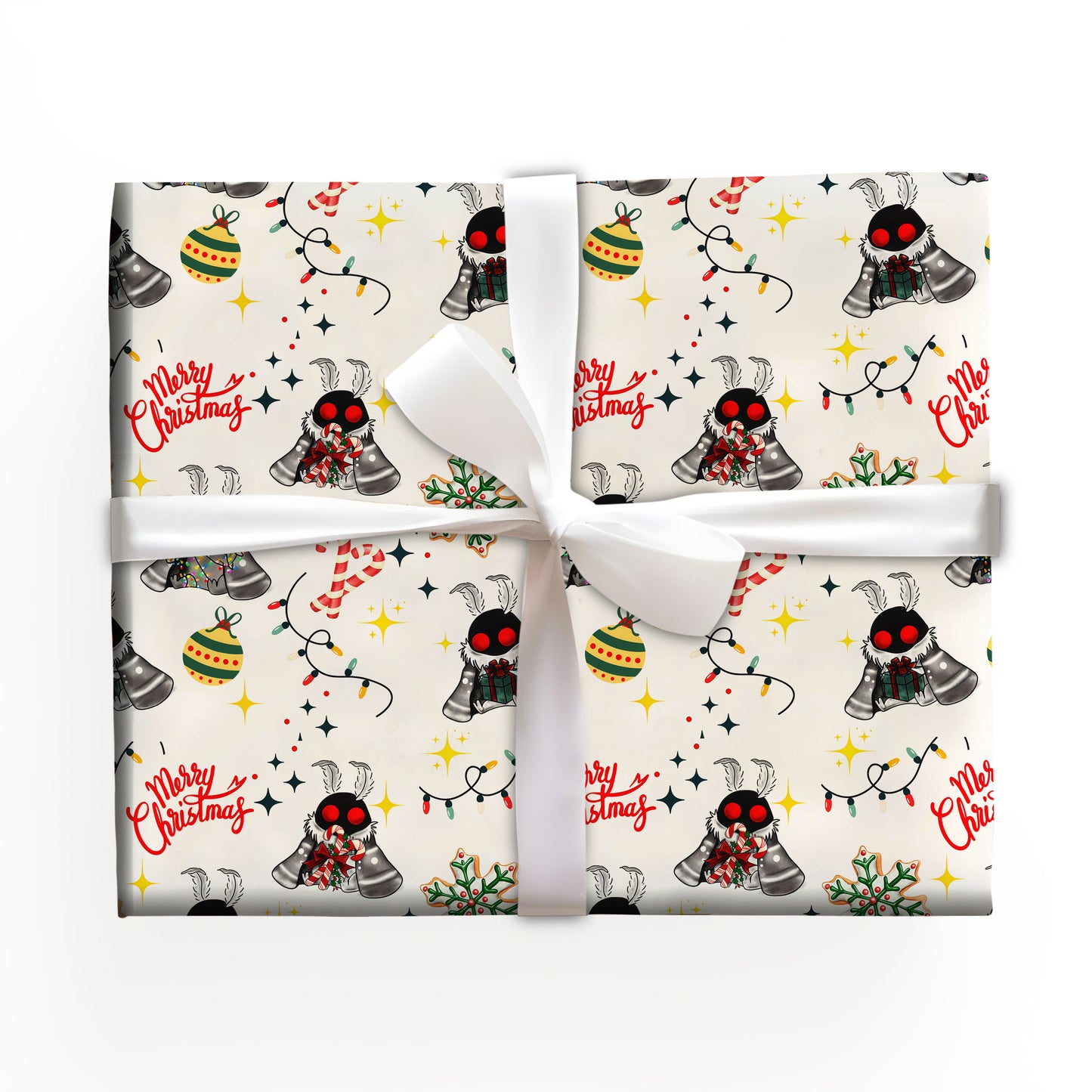Mothman Wrapping Paper Gift Christmas