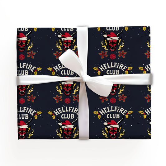 Stranger Things Hellfire Club Wrapping Paper