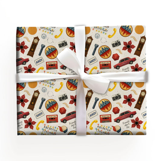 Stranger Things Christmas Wrapping Paper Roll