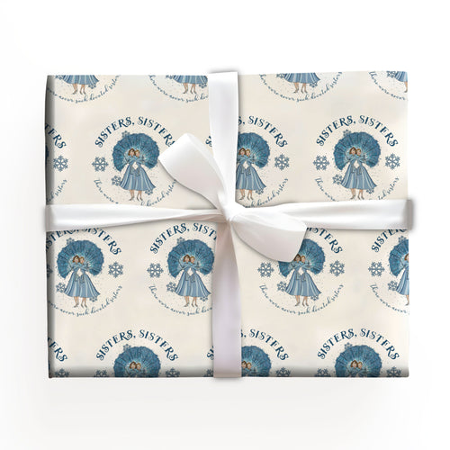 Funny White Christmas Wrapping Paper