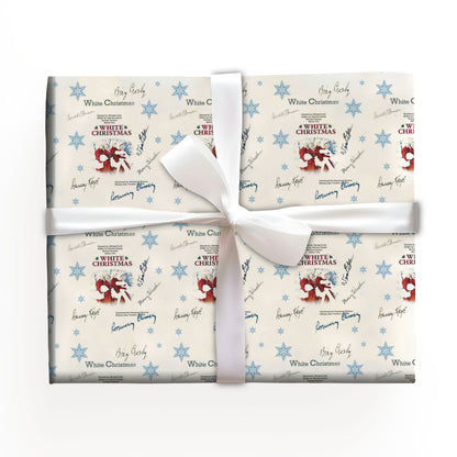 White Christmas Wrapping Paper Gifts