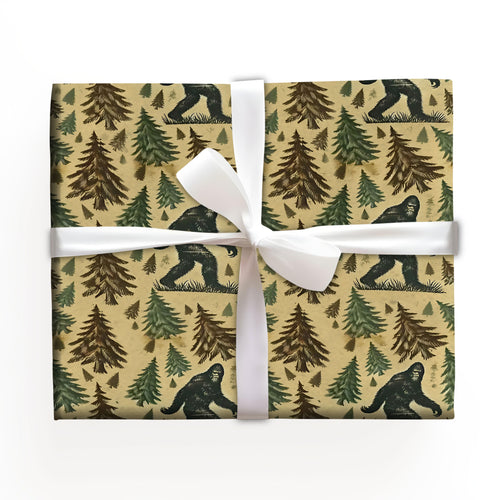 Bigfoot Wrapping Paper