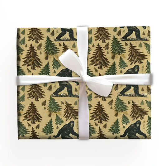 Bigfoot Wrapping Paper
