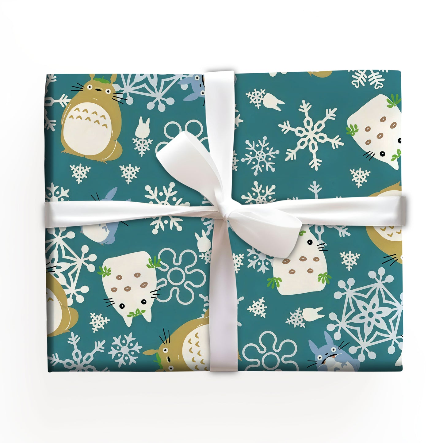 Totoro Christmas Wrapping Paper Sheet