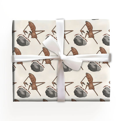 I Don't Like This Rock Wrapping Paper