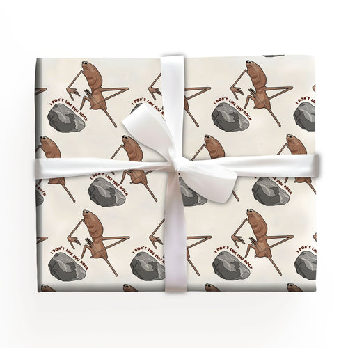 I Don't Like This Rock Wrapping Paper
