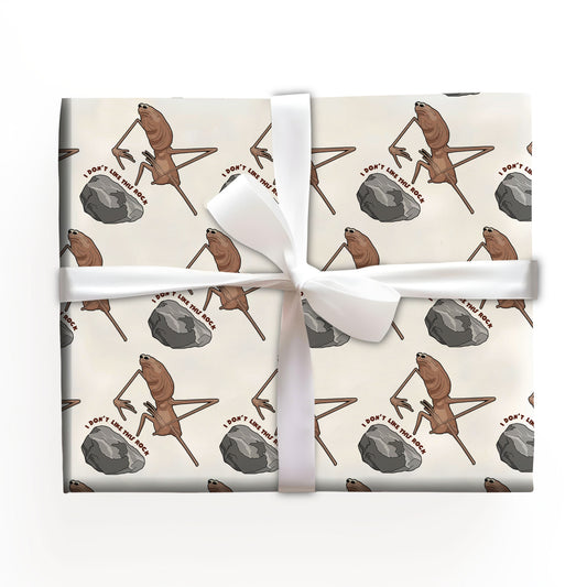 I Don't Like This Rock Wrapping Paper
